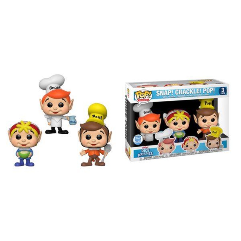 Funko Pop! Ad Icons Rice Krispies Snap! Crackle! Pop! Exclusive 3 Pack