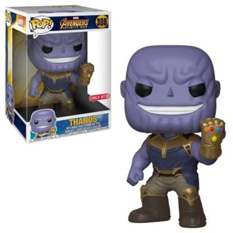 Funko Pop! Marvel Thanos w/ Infinity Gauntlet 10 inch Exclusive #308 (Additional Shipping Fees Apply)