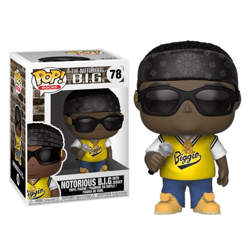 Funko Pop! Notorious B.I.G with Jersey Biggie Smalls #78