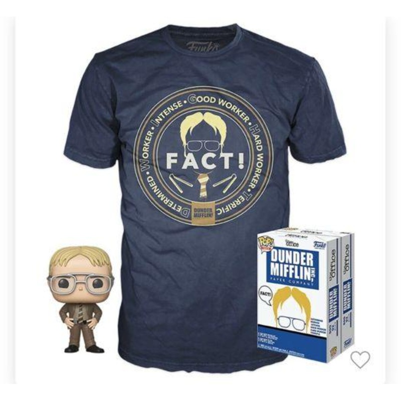 Funko Pop! The Office Dunder Mifflin Pop & T-Shirt XL Exclusive Bundle #871