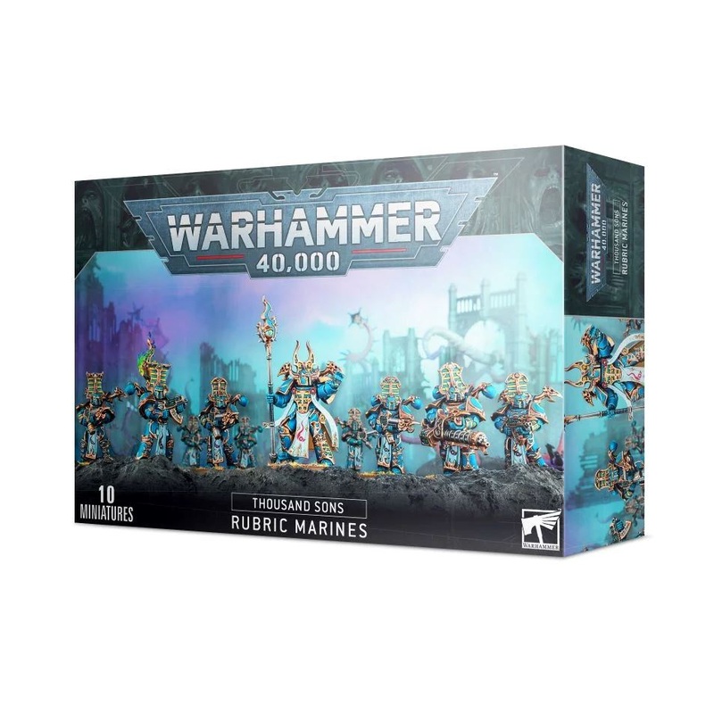 Warhammer 40K Thousand Sons Rubric Marines