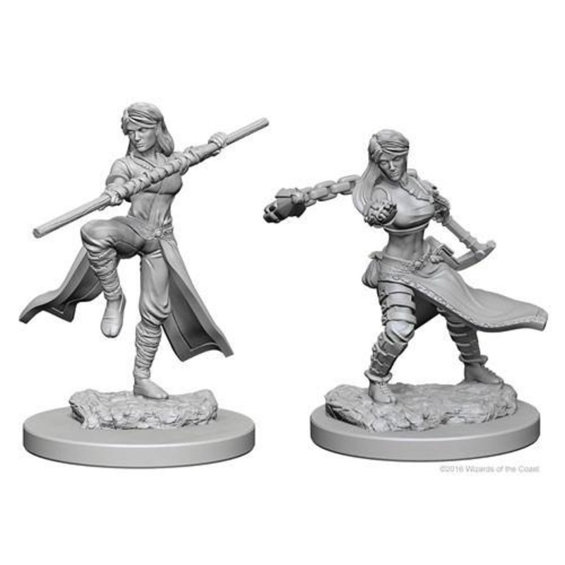 Dungeons & Dragons: Nolzur’s Marvelous Unpainted Miniatures – Human Female Monks