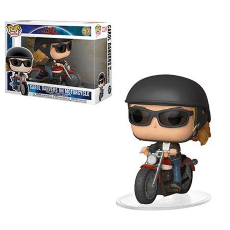 Funko Pop! Captain Marvel Carol Danvers on Motorcycle #57