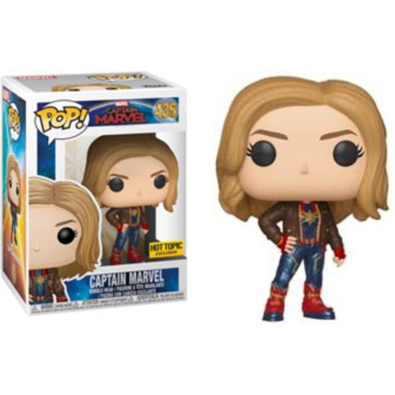 Funko Pop! Captain Marvel with Jacket Exclusive #435