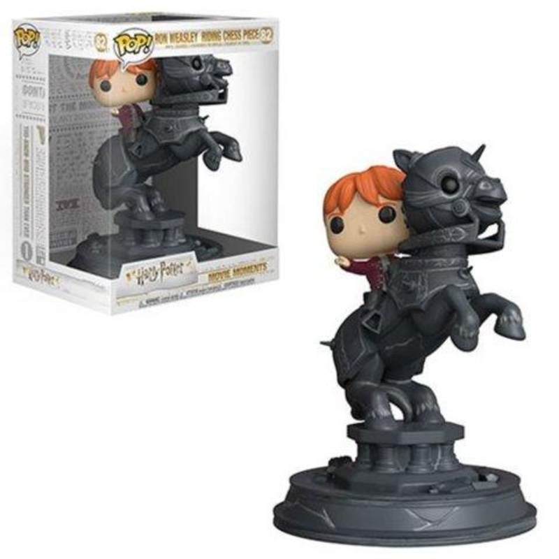 Funko Pop! Harry Potter Ron Riding Chess Piece Moment #82