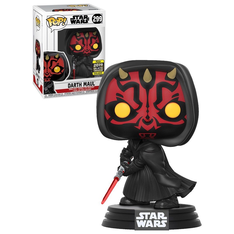 Funko Pop! Star Wars Darth Maul Hooded Galactic Convention Exclusive #299