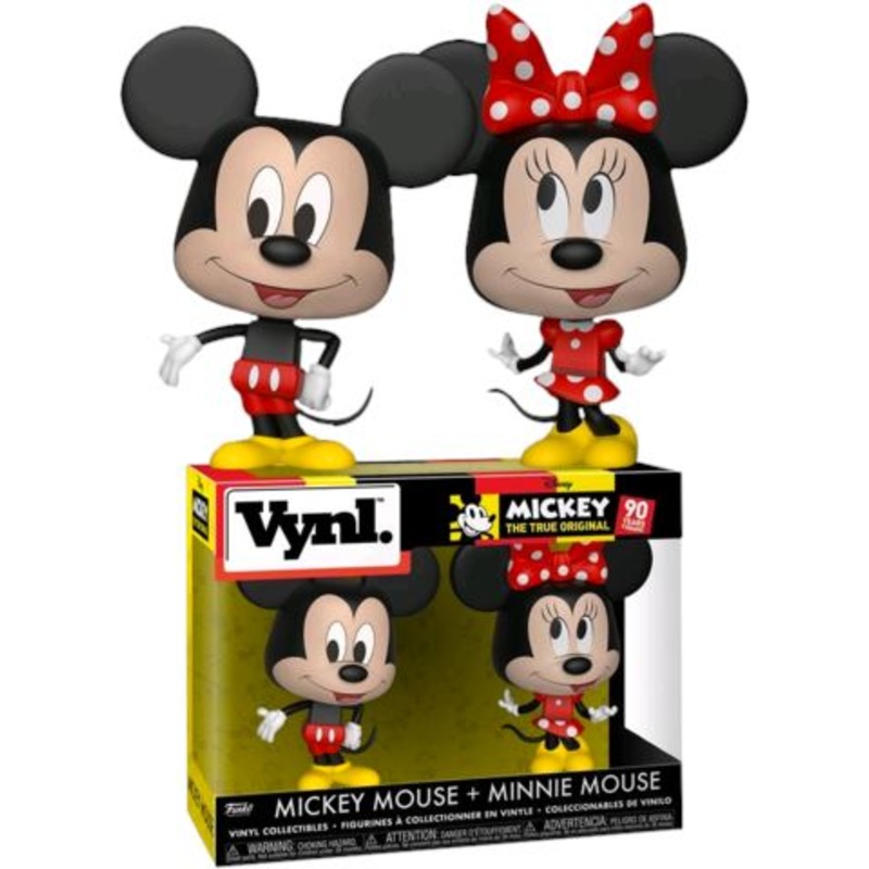 Funko Vynl Mickey Mouse and Minnie Mouse 2 Pack (Shelf Wear)
