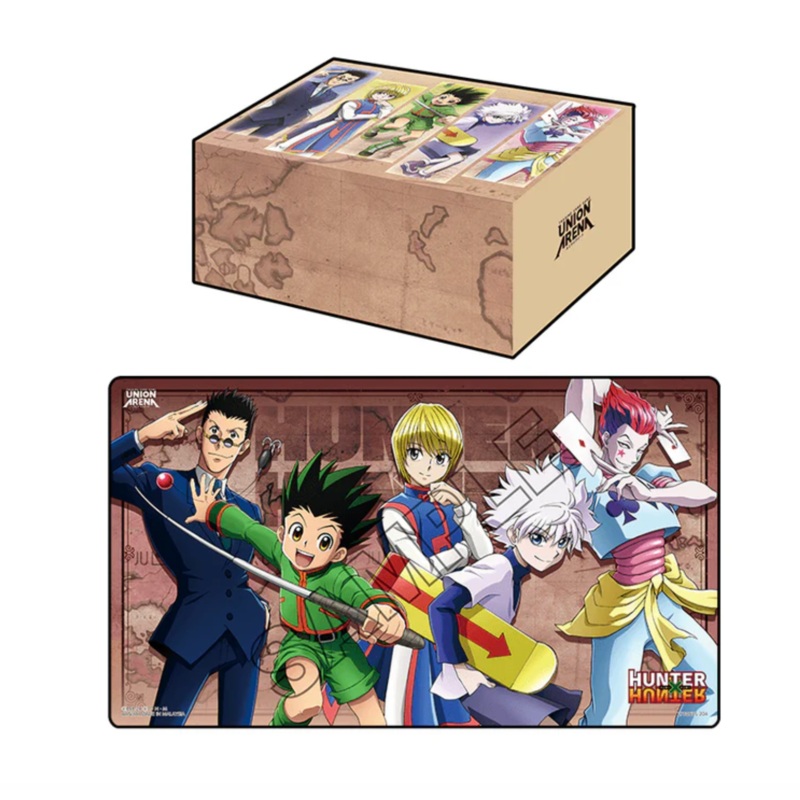 Union Arena Hunter X Hunter Playmat and Half Storage Box Set