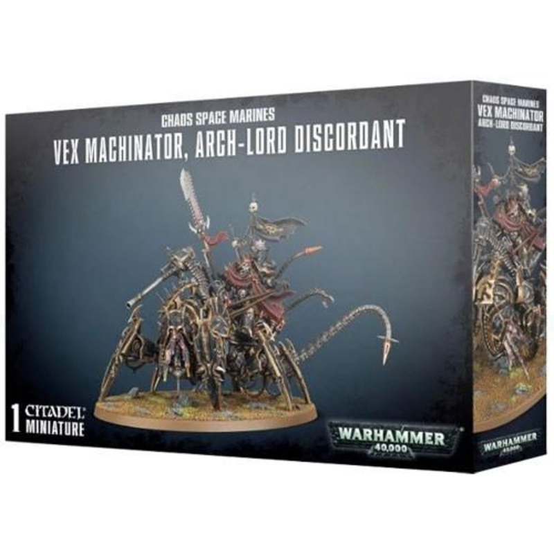 Warhammer 40k Chaos Space Marines Vex Machinator, Arch-Lord Discordant