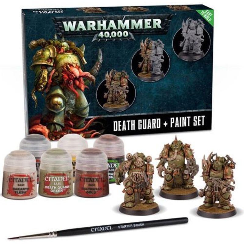Warhammer 40k Death Guard & Paint Set
