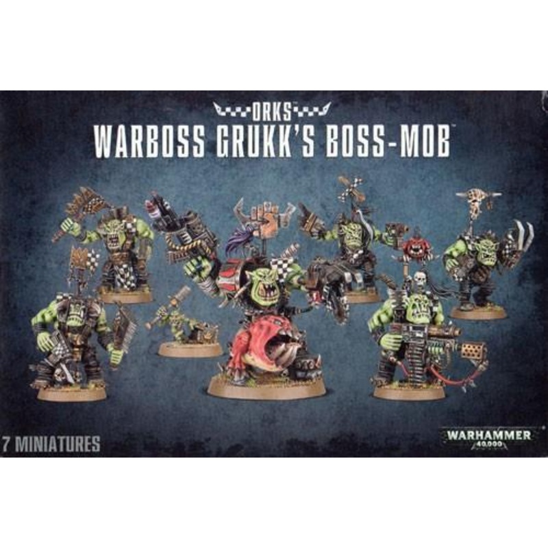 Warhammer 40k Ork Warboss Grukk’s Boss Mob