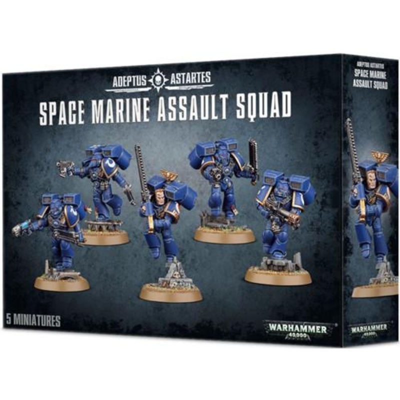 Warhammer 40k Space Marines Assault Squad