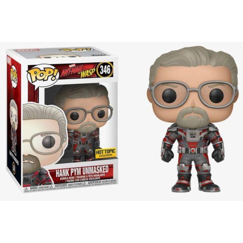 Funko Pop! Ant-Man & The Wasp Hank Pym Unmasked Exclusive #346