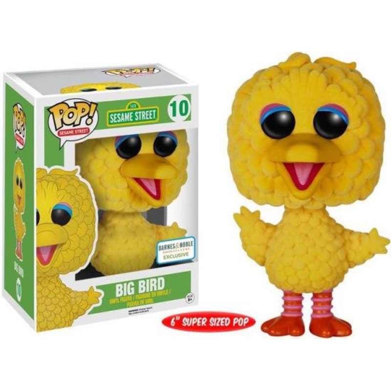 Funko Pop! Sesame Street Flocked Big Bird Exclusive 6-Inch #10