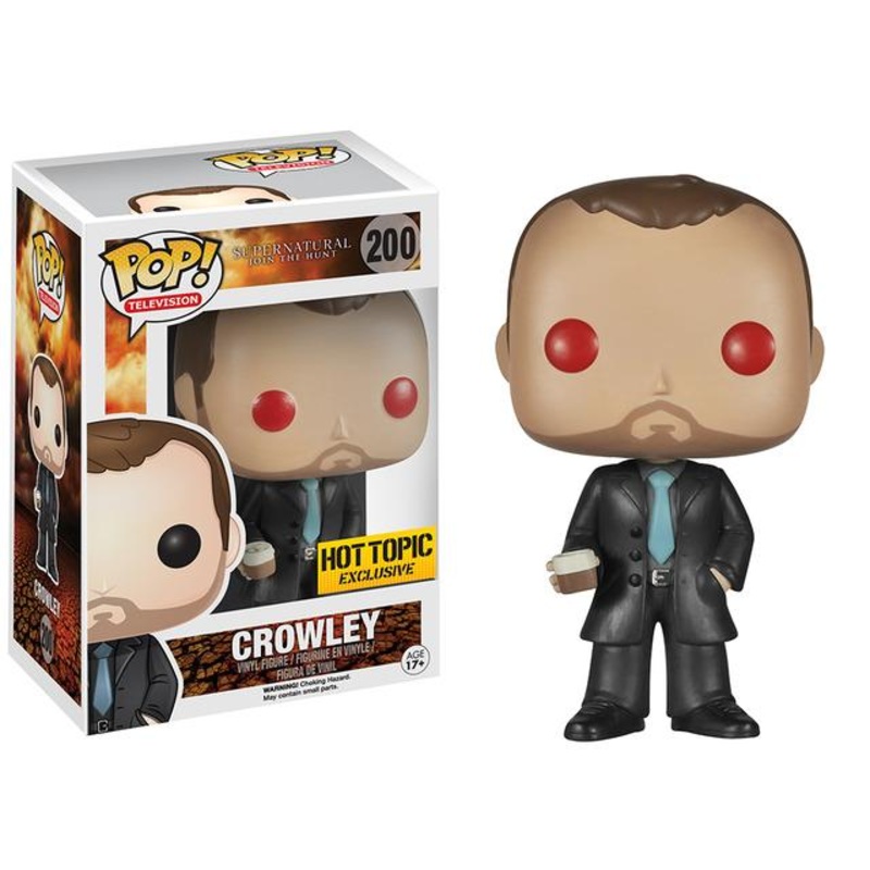 Funko Pop! Supernatural Crowley Exclusive #176 *DAMAGED*