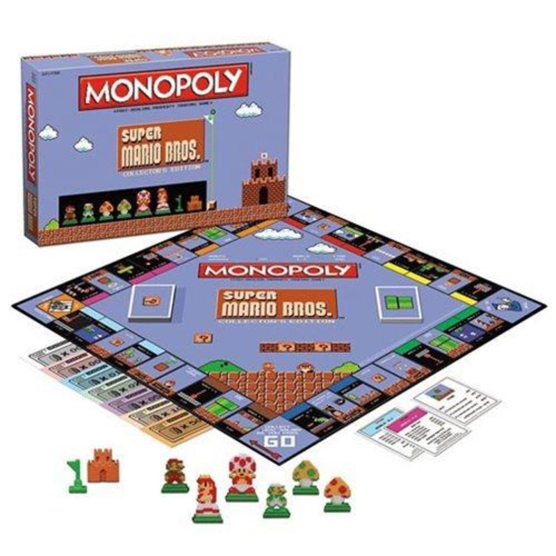 Super Mario Bros Classic Monopoly Game