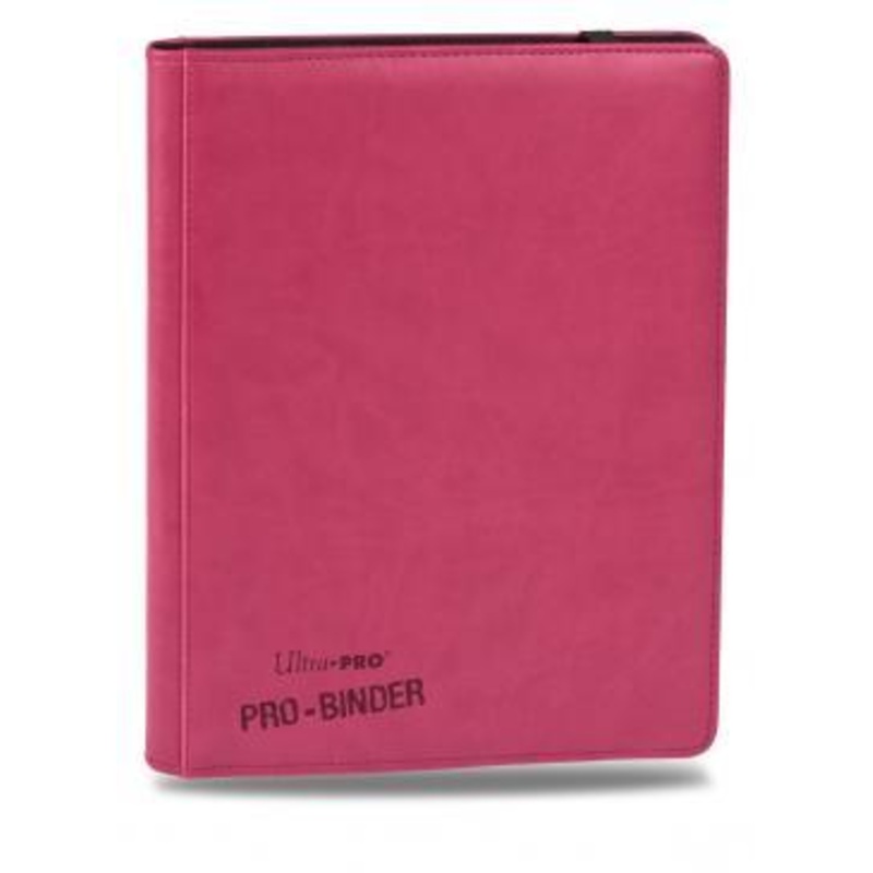 Ultra Pro 9 Pocket Bright Pink Premium Leatherette Pro-Binder