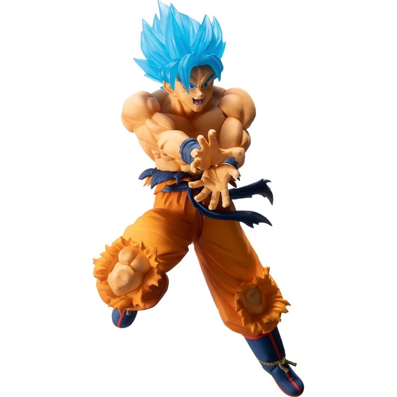 Bandai Ichiban Kuji Dragon Ball Super Saiyan God SS Son Goku Figure (Blue)