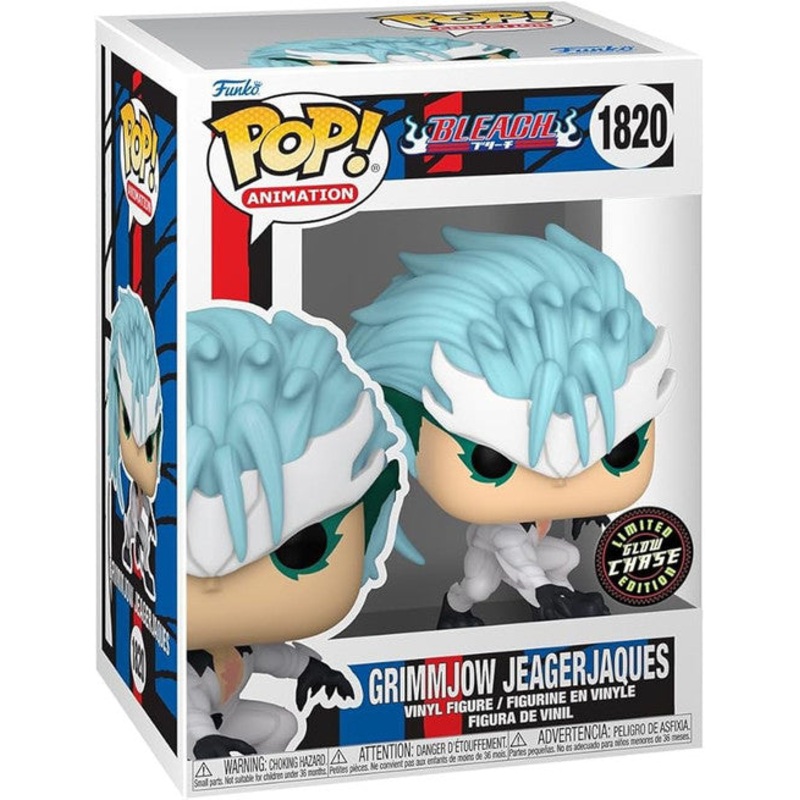 Funko Pop! Bleach Grimmjow Jeagerjaques (Glow) Chase w/ Protector #1820