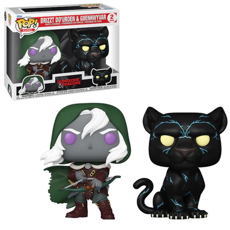 Funko Pop! Dungeons & Dragons Drizzt Do’Urden & Guenhwyvar 2 Pack