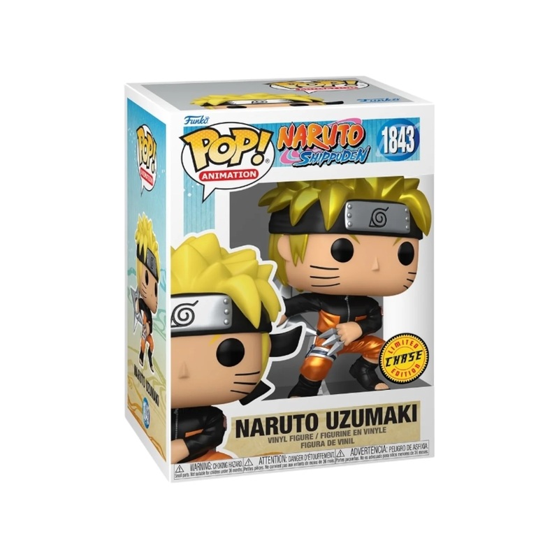 Funko Pop! Naruto Uzumaki (Shuriken) Chase (Metallic) w/ Protector #1843