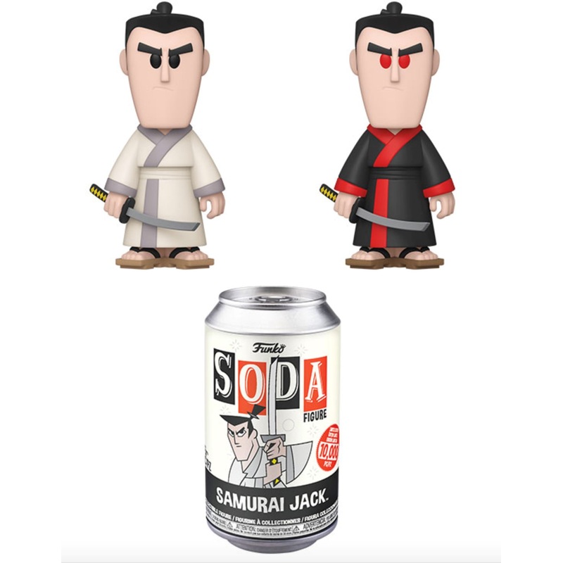Funko Vinyl Soda Samurai Jack with Possible Chase