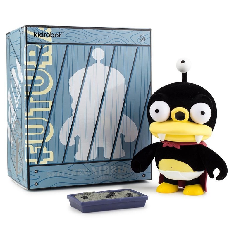 Kidrobot Futurama Furry Little Nibbler 7 inch Flocked Art Vinyl Figure