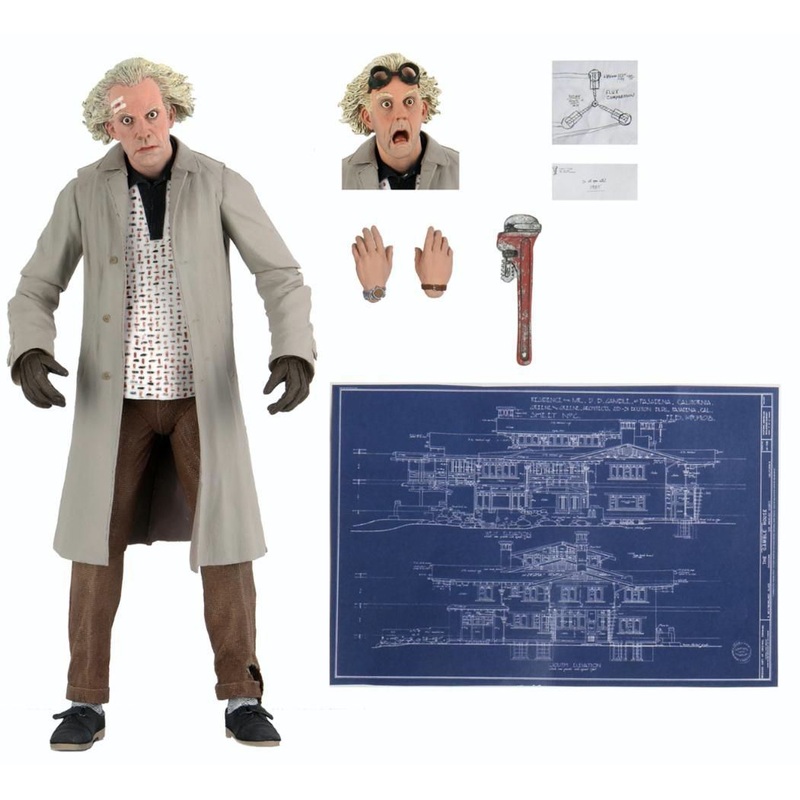 Neca Back to the Future Ultimate Doc Brown 7 Inch Figure