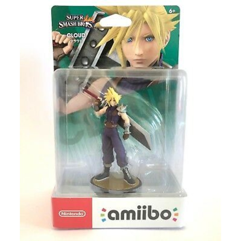 Nintendo Amiibo Super Smash Bros Cloud Strife (Player 1)