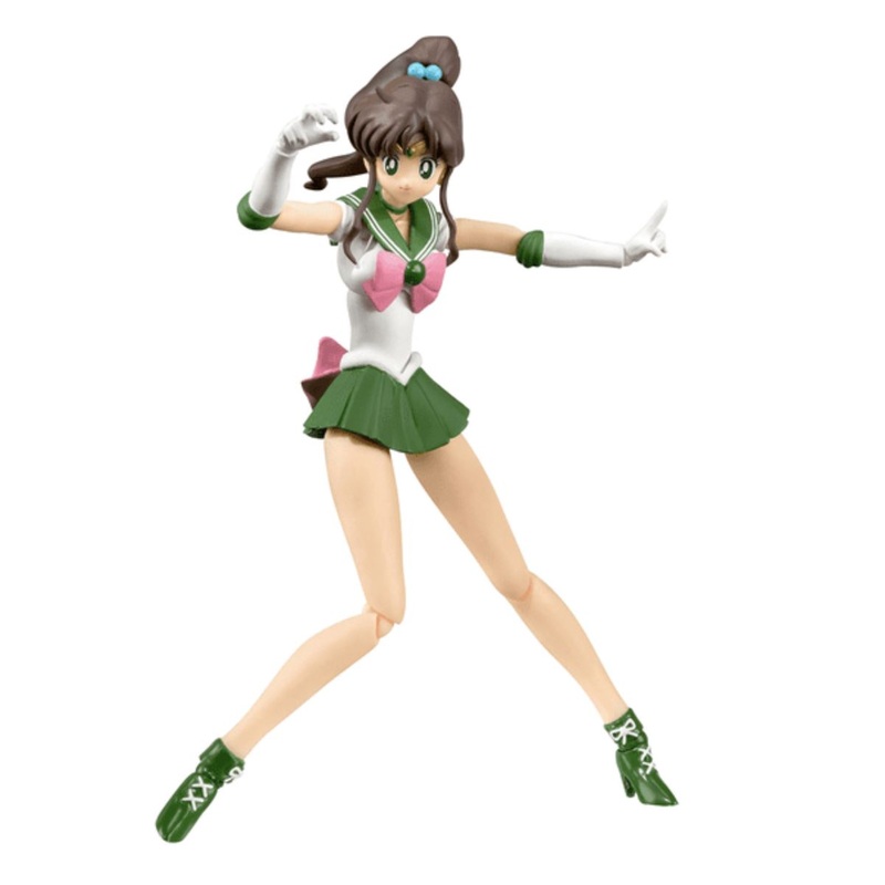 SH Figuarts Sailor Moon Sailor Jupiter (Pretty Guardian) Animation Color Edition Action Figure Bandai Tamashii Nations