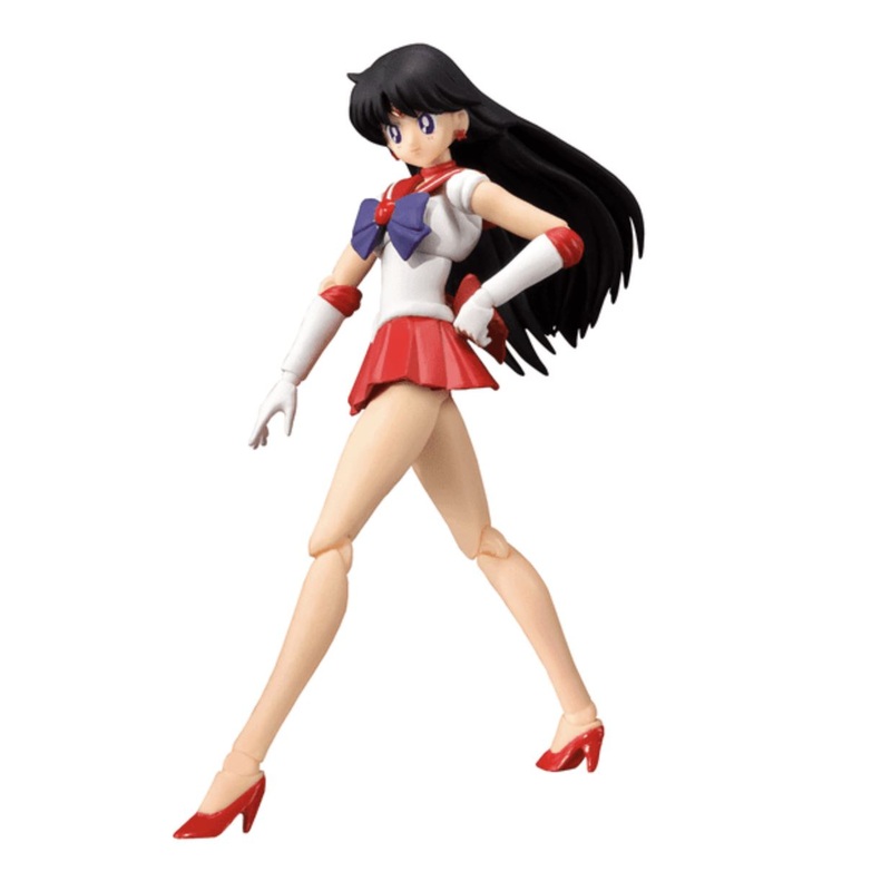 SH Figuarts Sailor Moon Sailor Mars (Pretty Guardian) Animation Color Edition Action Figure Bandai Tamashii Nations
