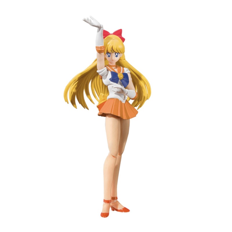 SH Figuarts Sailor Moon Sailor Venus (Pretty Guardian) Animation Color Edition Action Figure Bandai Tamashii Nations