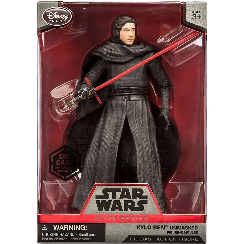 Star Wars Elite Series Kylo Ren Unmasked Die Cast Action Figure
