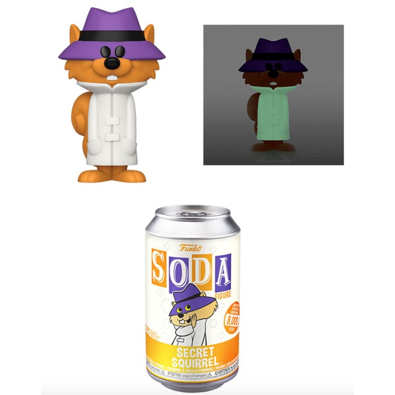 Funko Vinyl Soda Hanna Barbera Secret Squirrel with Chance of Chase