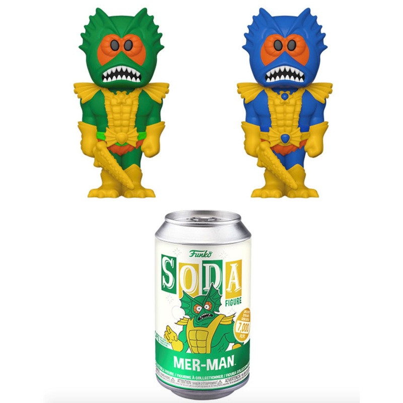 Funko Vinyl Soda Masters of the Universe Mer-Man with Chance of Chase