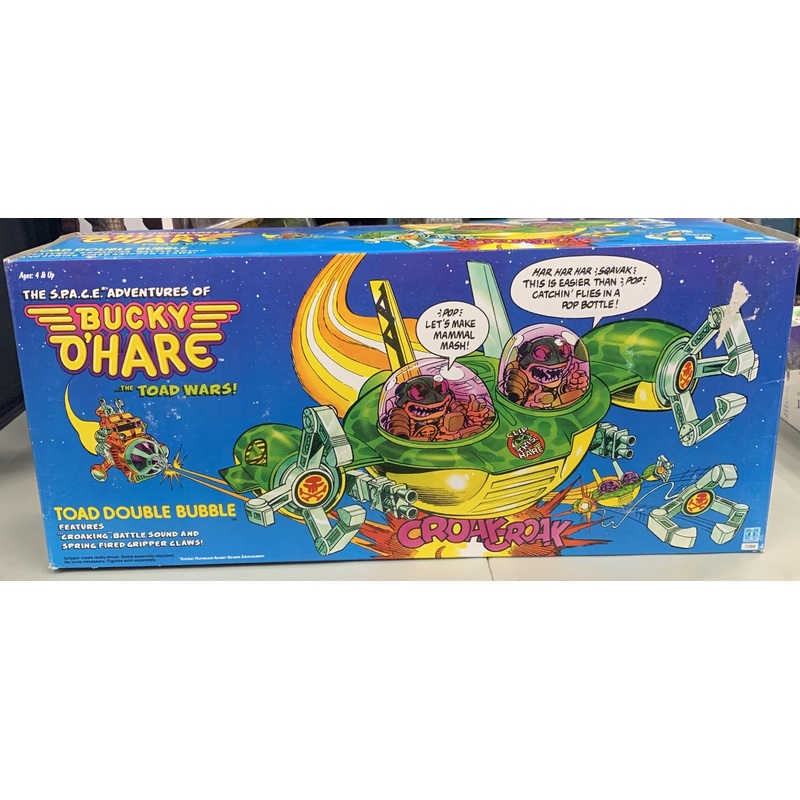Hasbro Bucky O’Hare Toad Double Bubble New and Sealed Vehicle Playset Vintage Action Figure