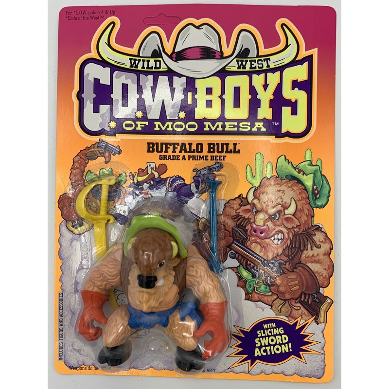 Hasbro Cowboys of Moo Mesa Buffalo Bull Vintage Action Figure