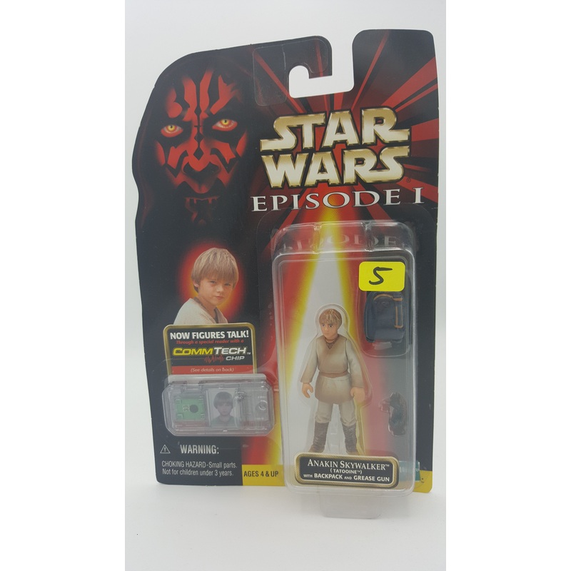 Hasbro Star Wars Episode I The Phantom Menace Anakin Skywalker with Comm tech Chip