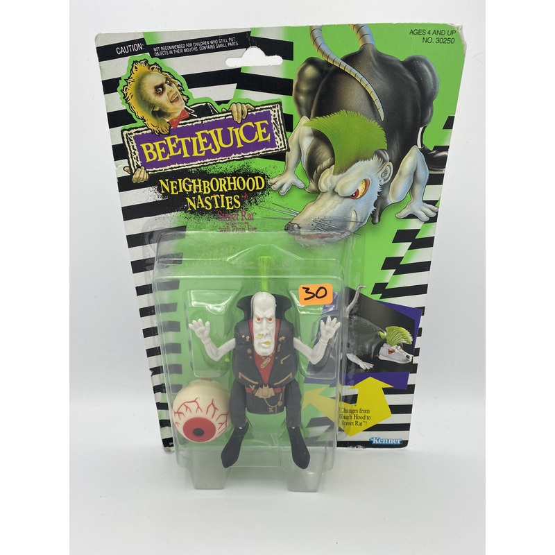 Kenner Beetlejuice Neighborhood Nasties Street Rat with Flyin Eye