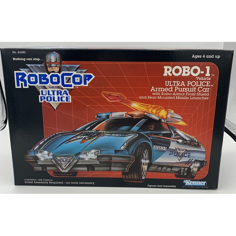 Kenner RoboCop Ultra Police Robo-1 Armed Pursuit Car Sealed Vehicle Vintage Action Figure