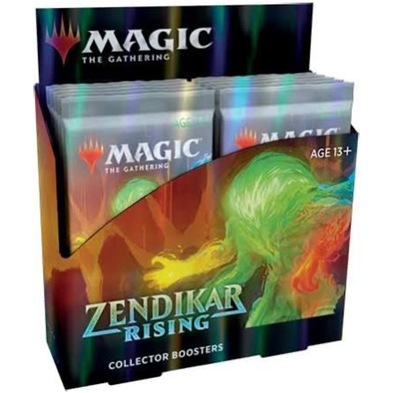 Magic the Gathering: Zendikar Rising Collector Booster Box (12 Packs + two Box Toppers)