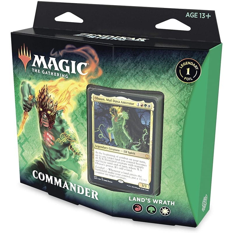 Magic the Gathering: Zendikar Rising Land’s Wrath Commander Deck