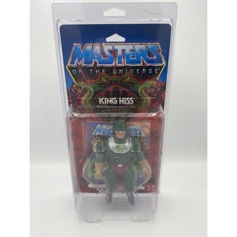 Masters of the Universe (MOTU) King Hiss Vintage Action Figure w/ Protector