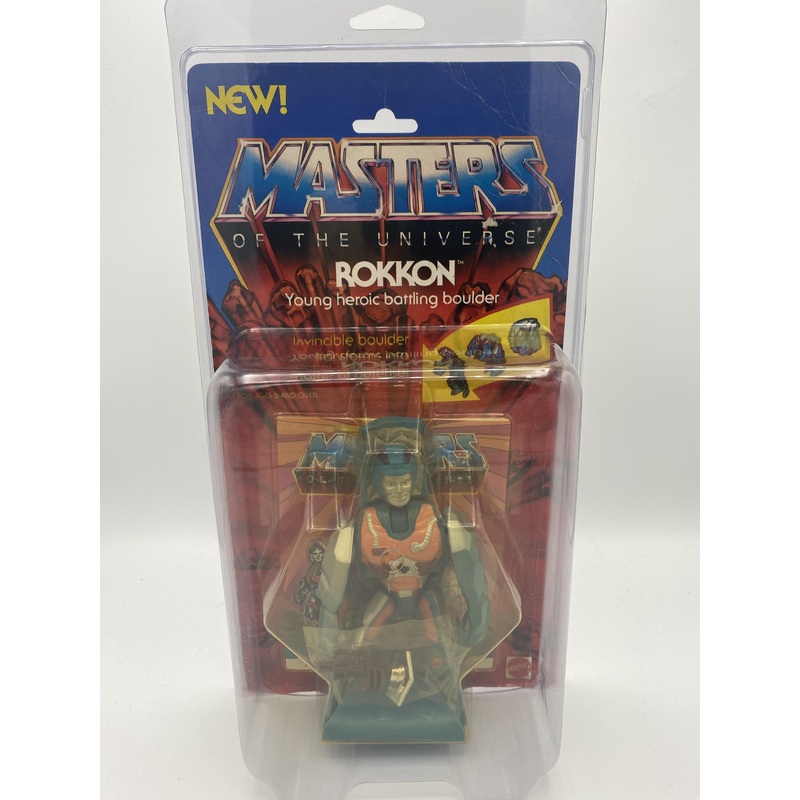 Masters of the Universe (MOTU) Rokkon Vintage Action Figure w/ Protector