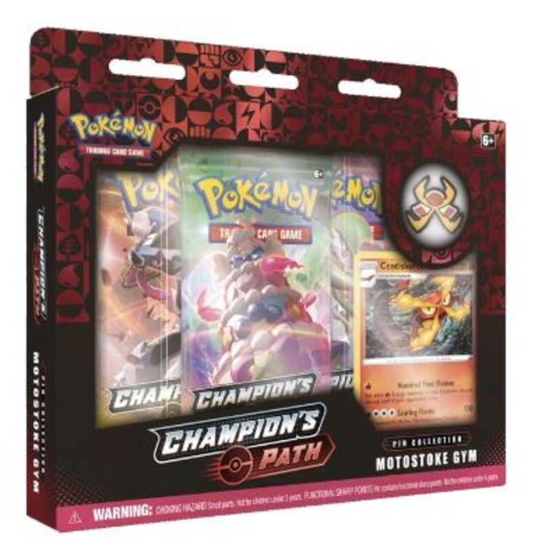 Pokemon TCG Champions Path Motostoke Gym Pin Collection