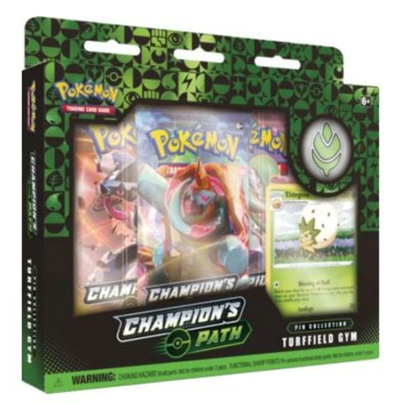 Pokemon TCG Champions Path TurfField Gym Pin Collection