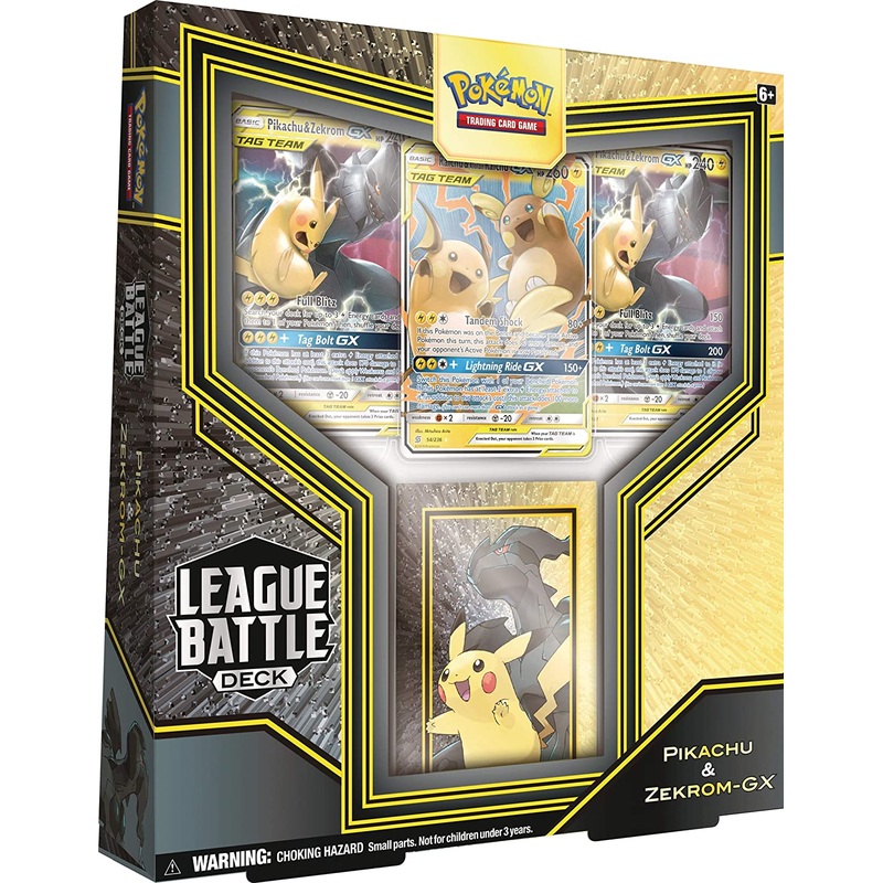 Pokemon TCG Pikachu and Zekrom GX League Battle Deck