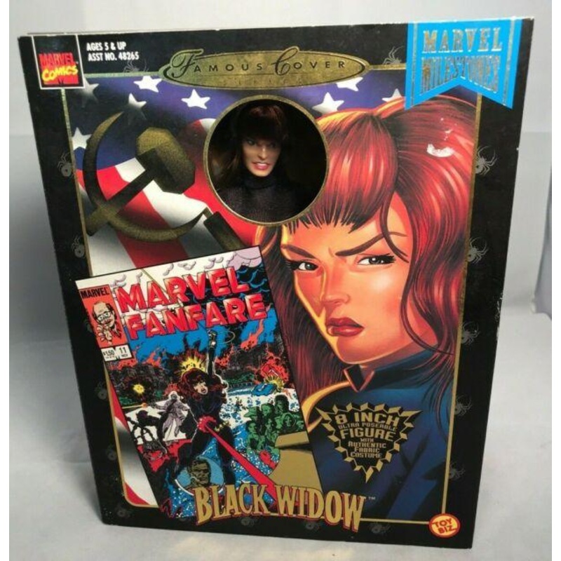 ToyBiz Marvel Comics Famous Cover Black Widow 8 Figure