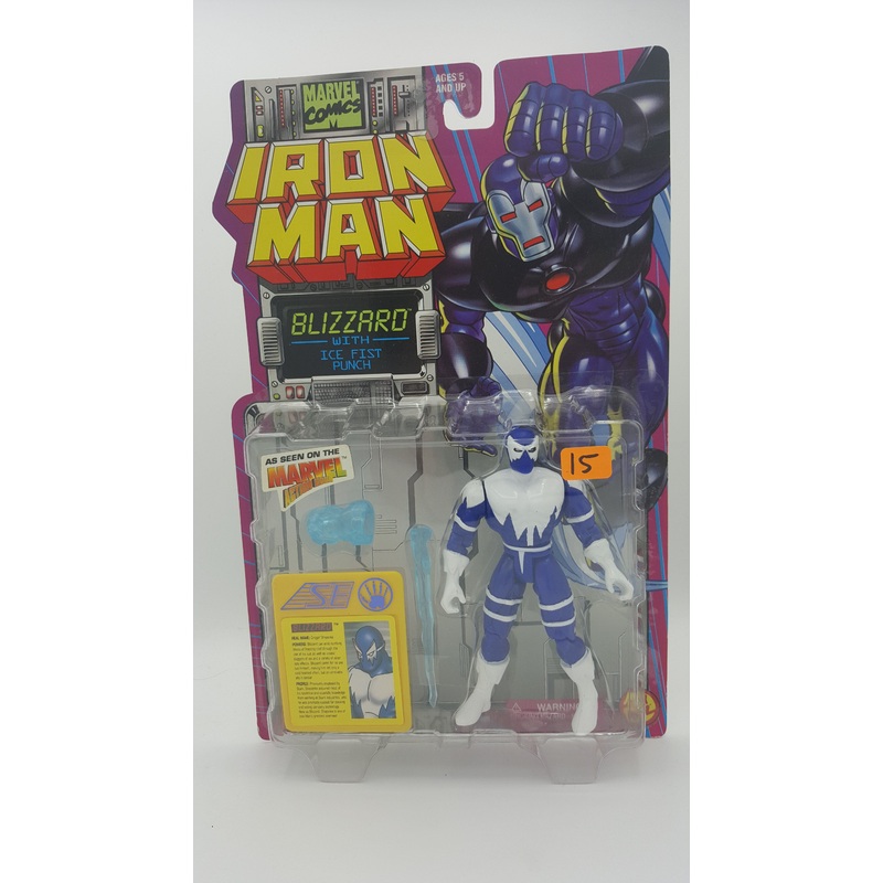 ToyBiz Marvel Comics Iron Man Blizzard with Ice Fist Punch