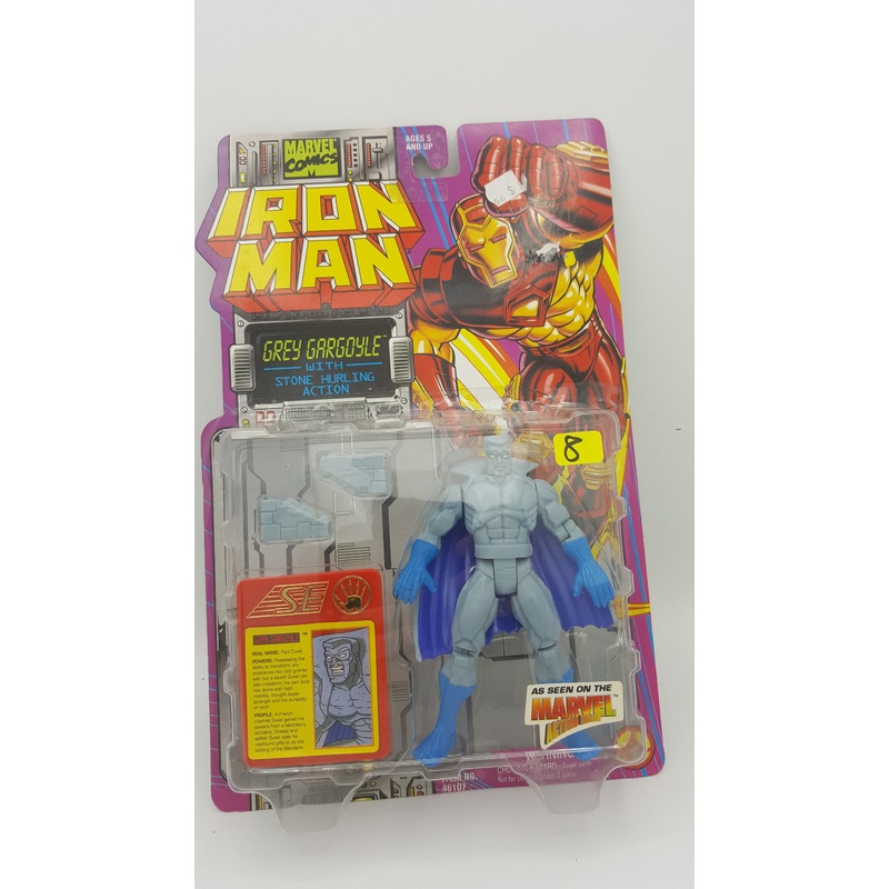ToyBiz Marvel Comics Iron Man Grey Gargoyle with Stone Hurling Action